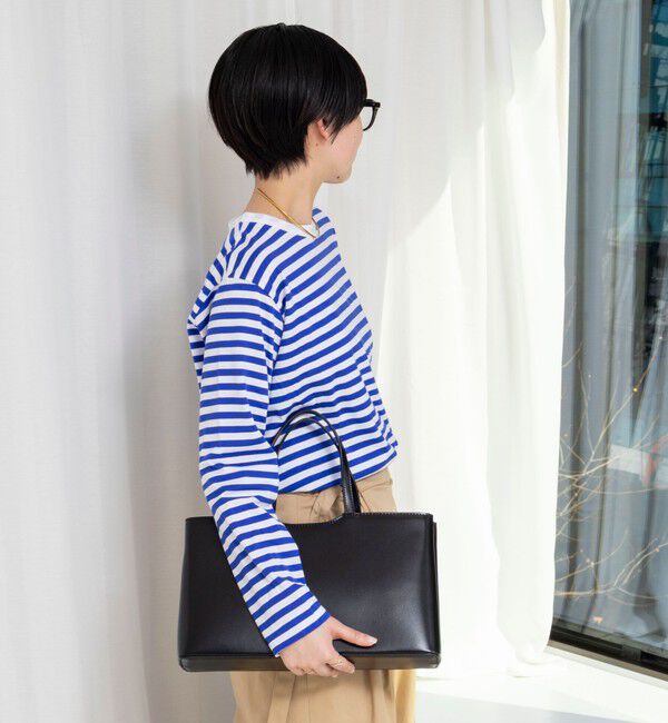 Rie Miller「ウォッシャブルロングスリーブTシャツGIZA COTTON」|Tシャツ・カットソー|