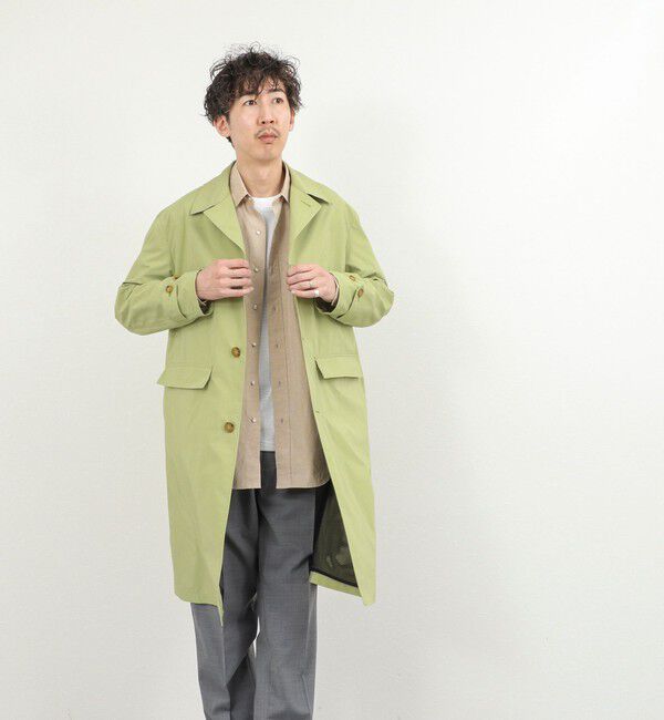 NOLLEY'S goodman「《ビジカジ対応》【ダントツ撥水】ステンカラーコート 26SS」|ステンカラーコート|