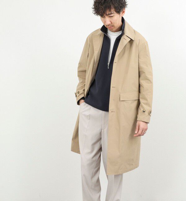 NOLLEY'S goodman「《ビジカジ対応》【ダントツ撥水】ステンカラーコート 26SS」|ステンカラーコート|