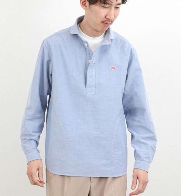 NOLLEY'S goodman「【DANTON/ダントン】DT-B0282SOX ROUND COLLAR P.O SHIRT LS 26SS」|シャツ・ブラウス|