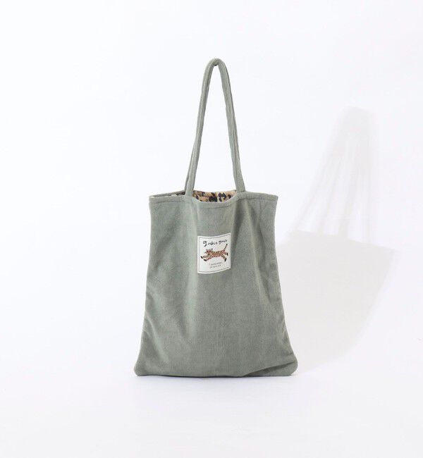 grace grace「【grace grace/グラスグラス】グラスケパイルバッグ-M」|トートバッグ|カーキ