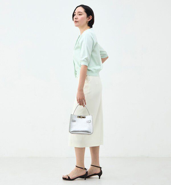 NOLLEY'S「《手洗い可能》コットンテックス6分袖カーディガン」|カーディガン|