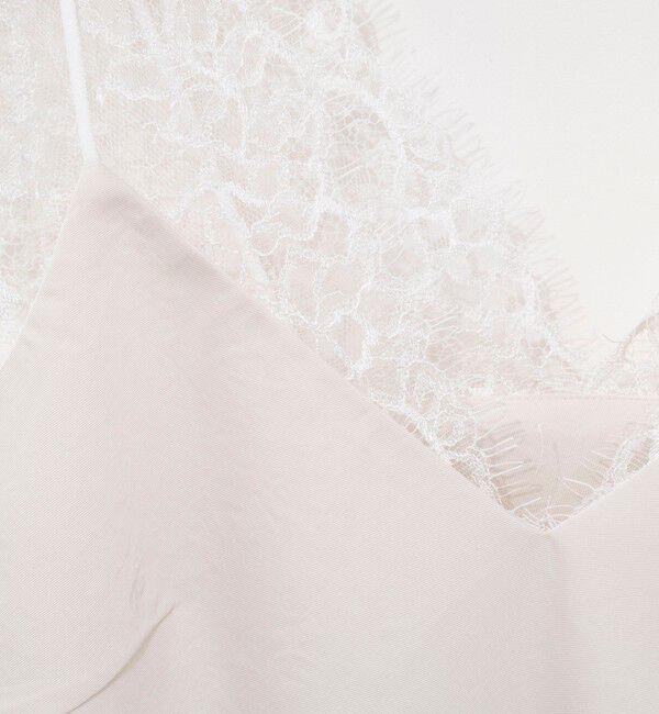 NOLLEY'S sophi「ウォッシャブルVIN-SATIN WITH LACE CAMI」|シャツ・ブラウス|