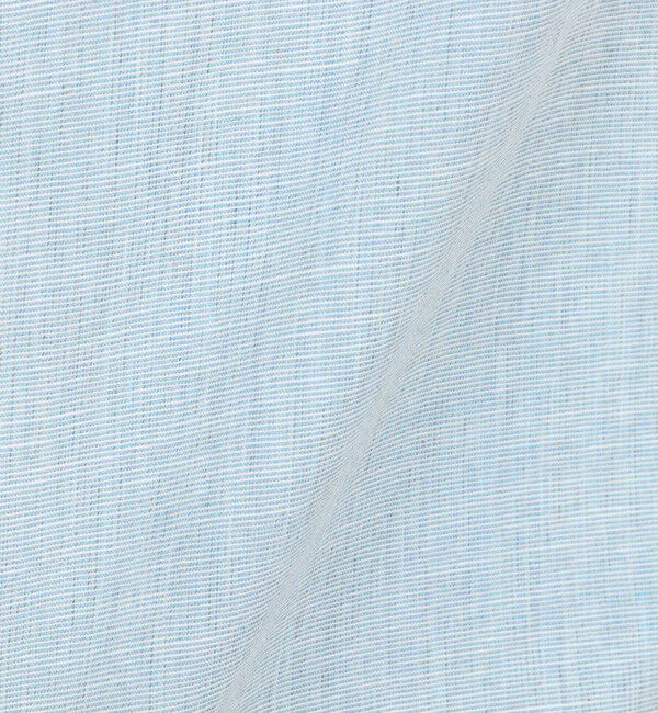 NOLLEY'S goodman「綿麻パラシュートボタン7分袖シャツ 26SS」|シャツ・ブラウス|