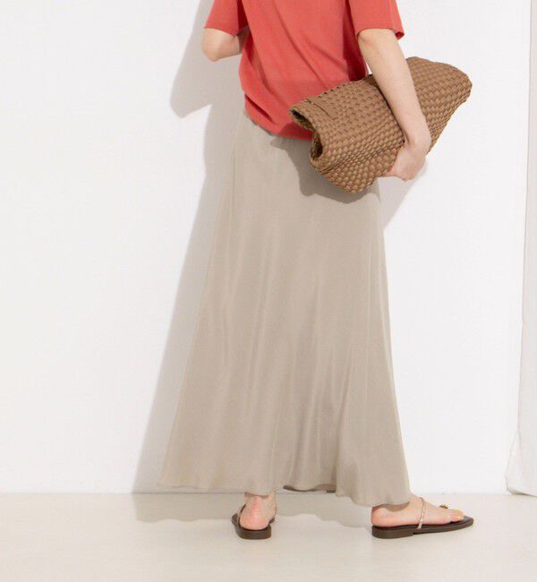 NOLLEY'S「フィブリルタフタサイドリボンバイヤススカート」|スカート|