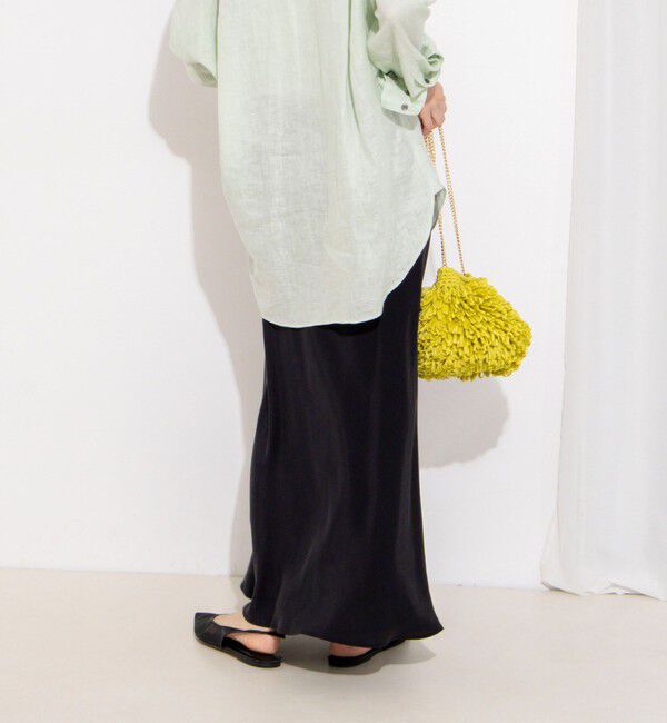 NOLLEY'S「フィブリルタフタサイドリボンバイヤススカート」|スカート|