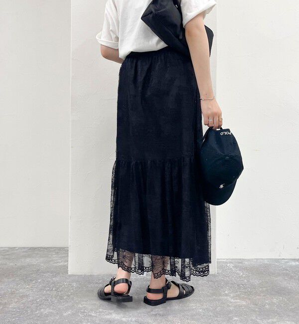 fredy emue「2WAYスカラレースギャザースカート」|スカート|