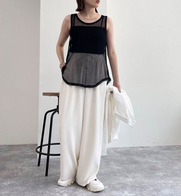 fredy emue「メッシュチュニックタンクトップ」|タンクトップ|