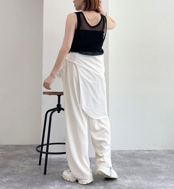 fredy emue「メッシュチュニックタンクトップ」|タンクトップ|