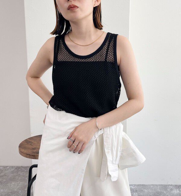 fredy emue「メッシュチュニックタンクトップ」|タンクトップ|