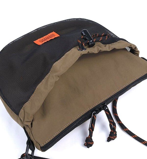 GLOSTER「【UNIVERSAL OVERALL】フロントメッシュ ザイルショルダーバッグ」|ショルダー・メッセンジャー|