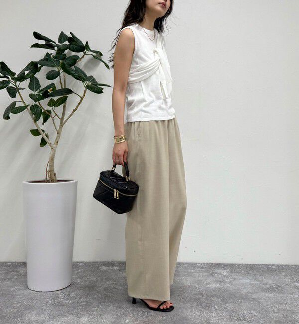 fredy emue「リネン混ノースリーブニットプルオーバー」|タンクトップ|