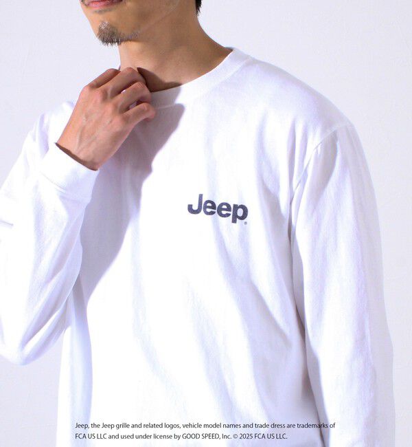 GLOSTER「【GOOD ROCK SPEED】Jeep / ジープ バックプリント ロングスリーブTシャツ ロンT」|Tシャツ・カットソー|