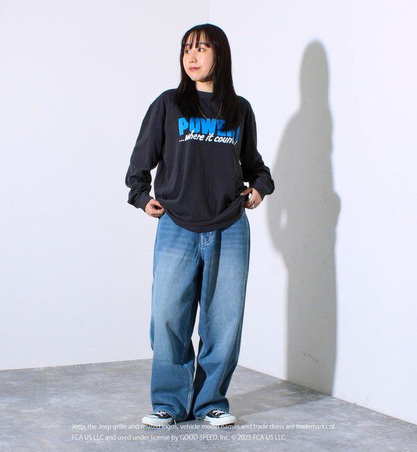 GLOSTER「【GOOD ROCK SPEED】Jeep / ジープ バックプリント ロングスリーブTシャツ ロンT」|Tシャツ・カットソー|