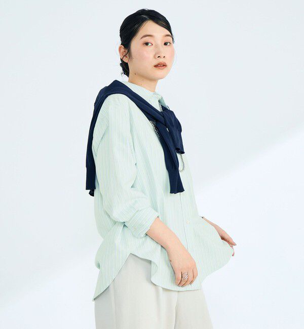 fredy emue「COTTON BASIC シャツ」|シャツ・ブラウス|グリーン系その他