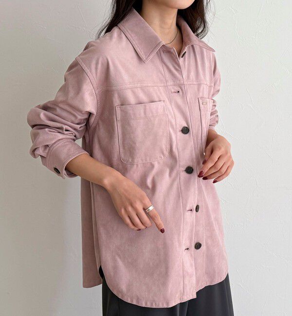 fredy emue「フェイクスエードシャツ」|シャツ・ブラウス|