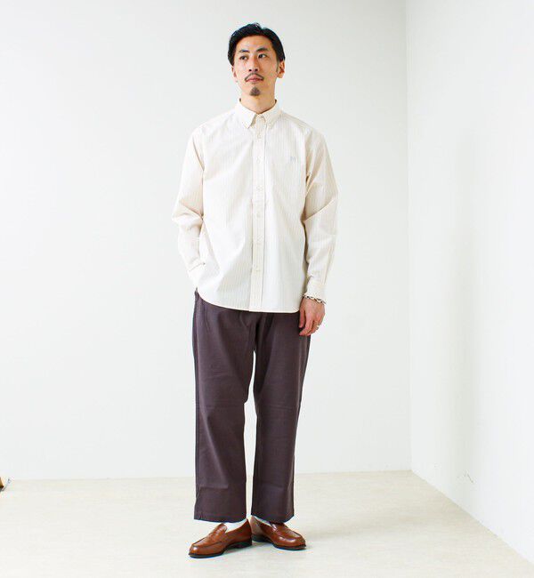 GLOSTER「【BOY ASTLAD刺繍】ボタンダウンシャツ ストライプ/チェック」|シャツ・ブラウス|