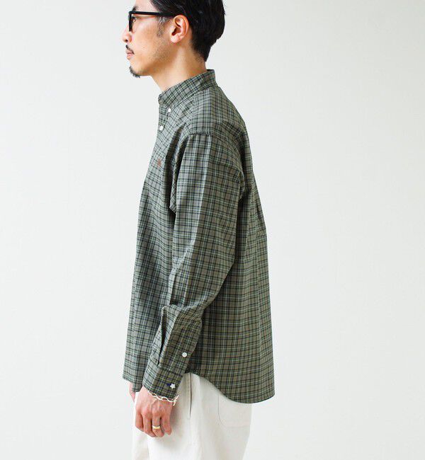 GLOSTER「【BOY ASTLAD刺繍】ボタンダウンシャツ ストライプ/チェック」|シャツ・ブラウス|