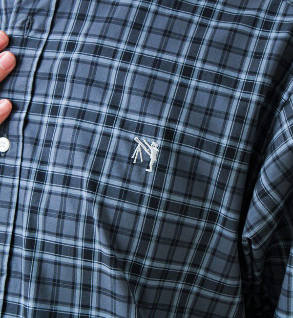 GLOSTER「【BOY ASTLAD刺繍】ボタンダウンシャツ ストライプ/チェック」|シャツ・ブラウス|