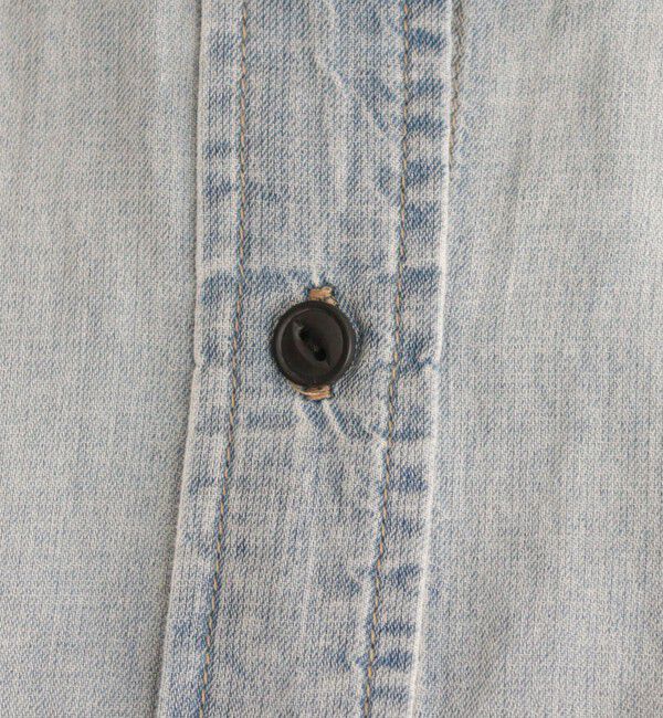 fredy emue「シアーデニムクロップドシャツ」|シャツ・ブラウス|