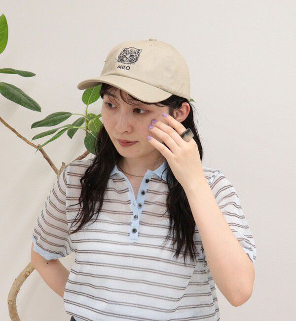 fredy emue「キャット刺しゅうキャップ」|キャップ・キャスケット|