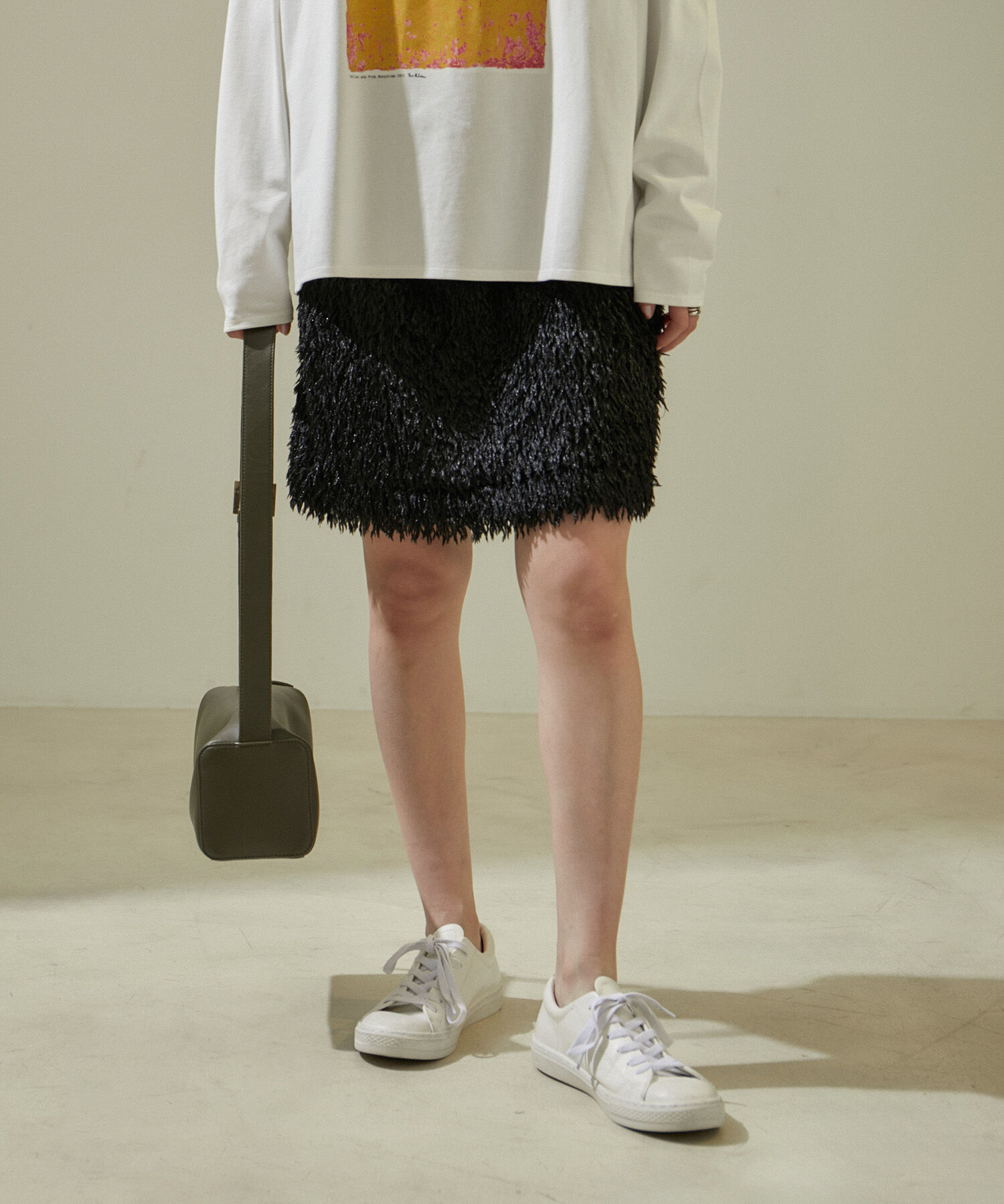 SALON adam et rope'「フェザーレイヤードスカート/ミニスカート【洗える】」|スカート|