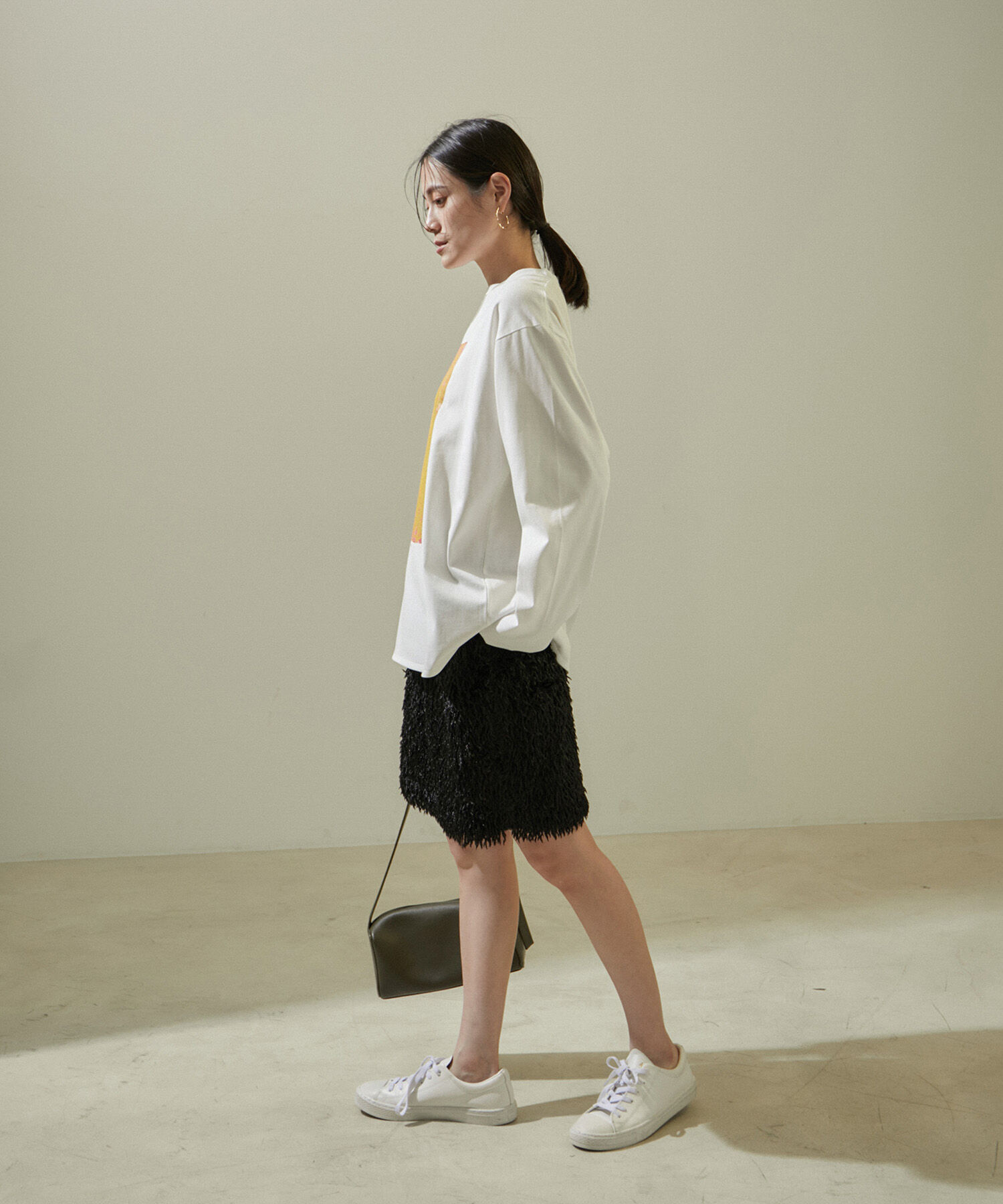 SALON adam et rope'「フェザーレイヤードスカート/ミニスカート【洗える】」|スカート|