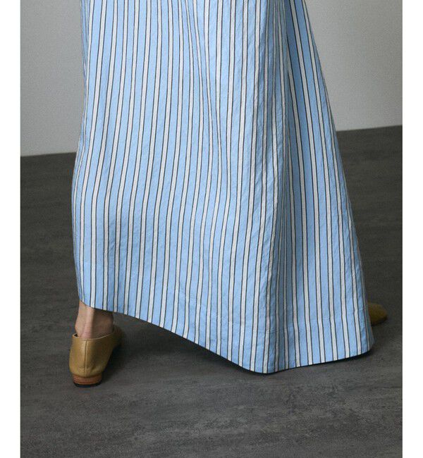 SALON adam et rope'「ストライプアシンメトリーロングスカート」|スカート|