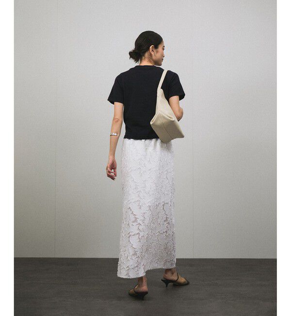 SALON adam et rope'「エルブジャガードスリットナロースカート」|スカート|