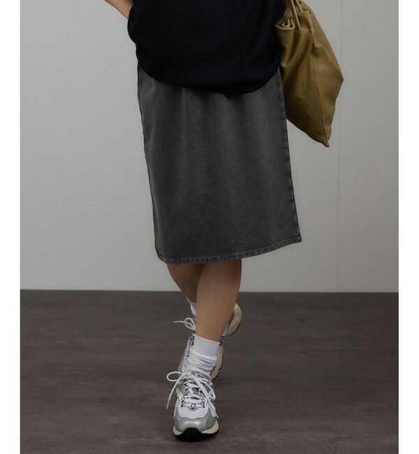 SALON adam et rope'「ガーメントダイ ミニ裏毛ミディスカート」|スカート|