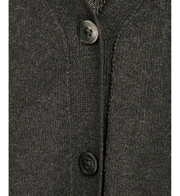 SALON adam et rope'「ペーパーヤーンVネックカーディガン［手洗い可/和紙素材］」|カーディガン|