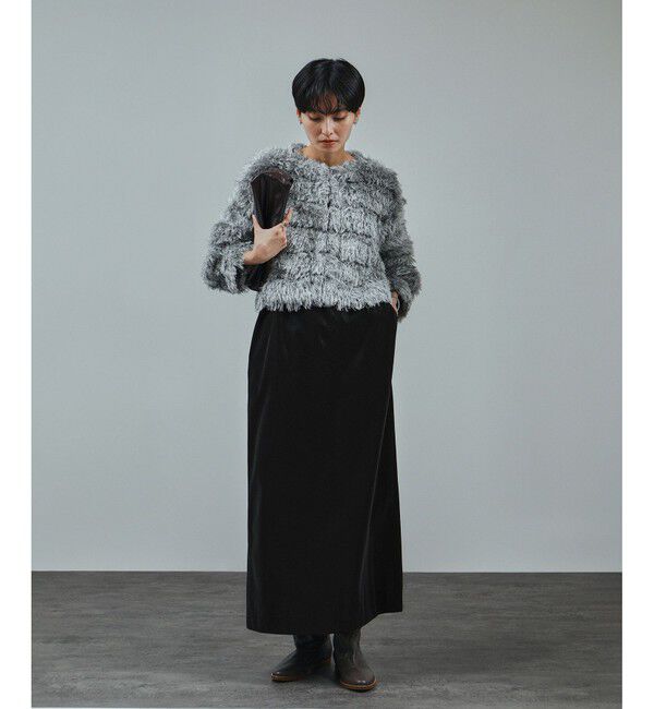 SALON adam et rope'「パールレザーライクキャミワンピース」|ワンピース|