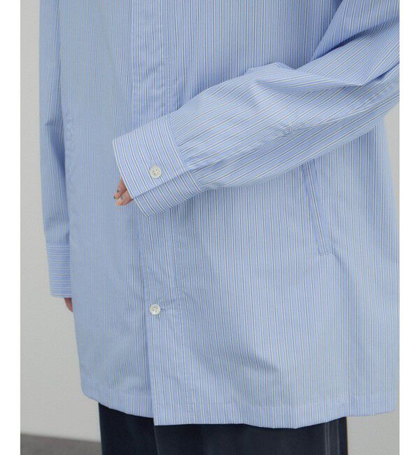 SALON adam et rope'「【Americana（アメリカーナ） for SALON】ダブルジップストライプシャツジャケット」|その他|