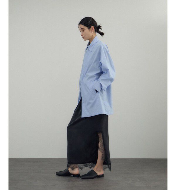 SALON adam et rope'「【Americana（アメリカーナ） for SALON】ダブルジップストライプシャツジャケット」|その他|