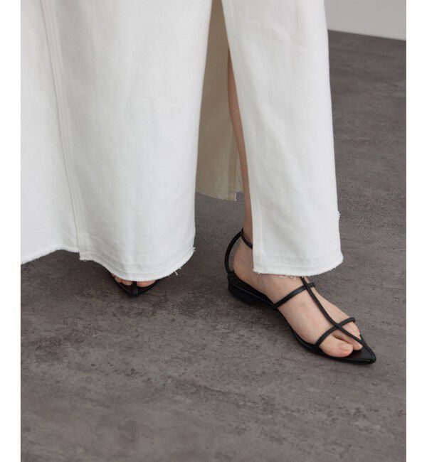 SALON adam et rope'「【WEB限定】リメイクライクデニムスカート」|スカート|