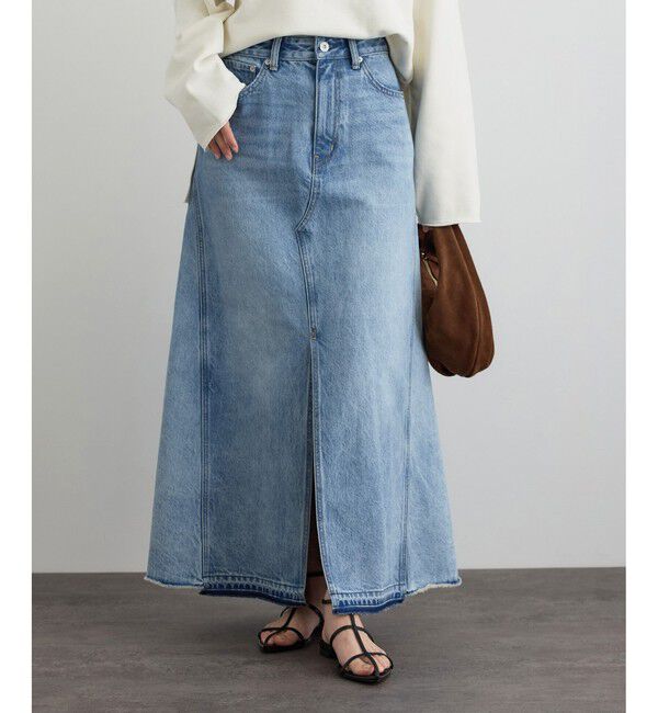 SALON adam et rope'「【WEB限定】リメイクライクデニムスカート」|スカート|