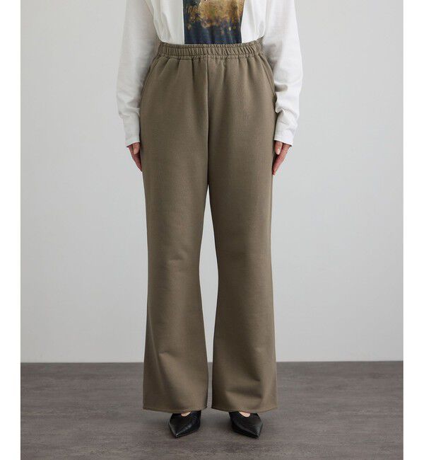 SALON adam et rope'「【WEB・一部店舗限定】セミフレアスウェットパンツ / セットアップ対応」|チノ|