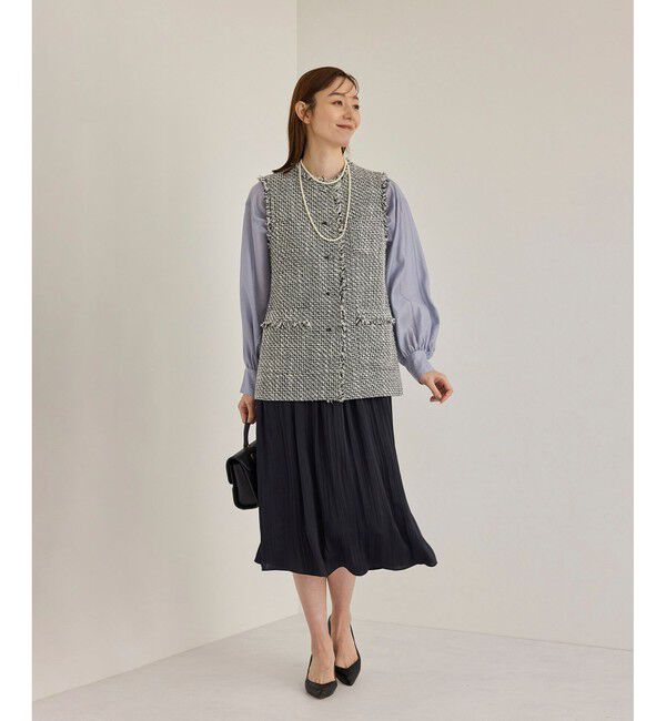 ROPE「ワッシャープリーツスカート」|スカート|