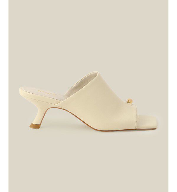 ROPE「メタルポイントミュールサンダル/サムリングサンダル」|サンダル|