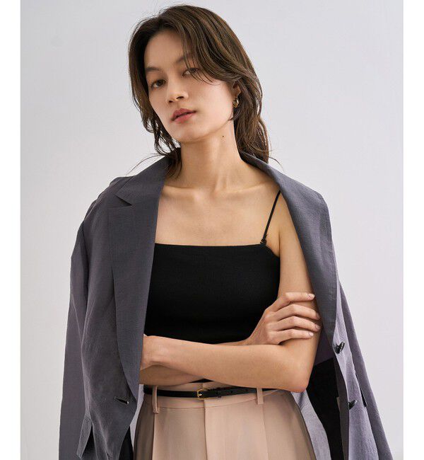 ROPE「カップ付きオーガニックコットンキャミソール/洗える」|キャミソール|