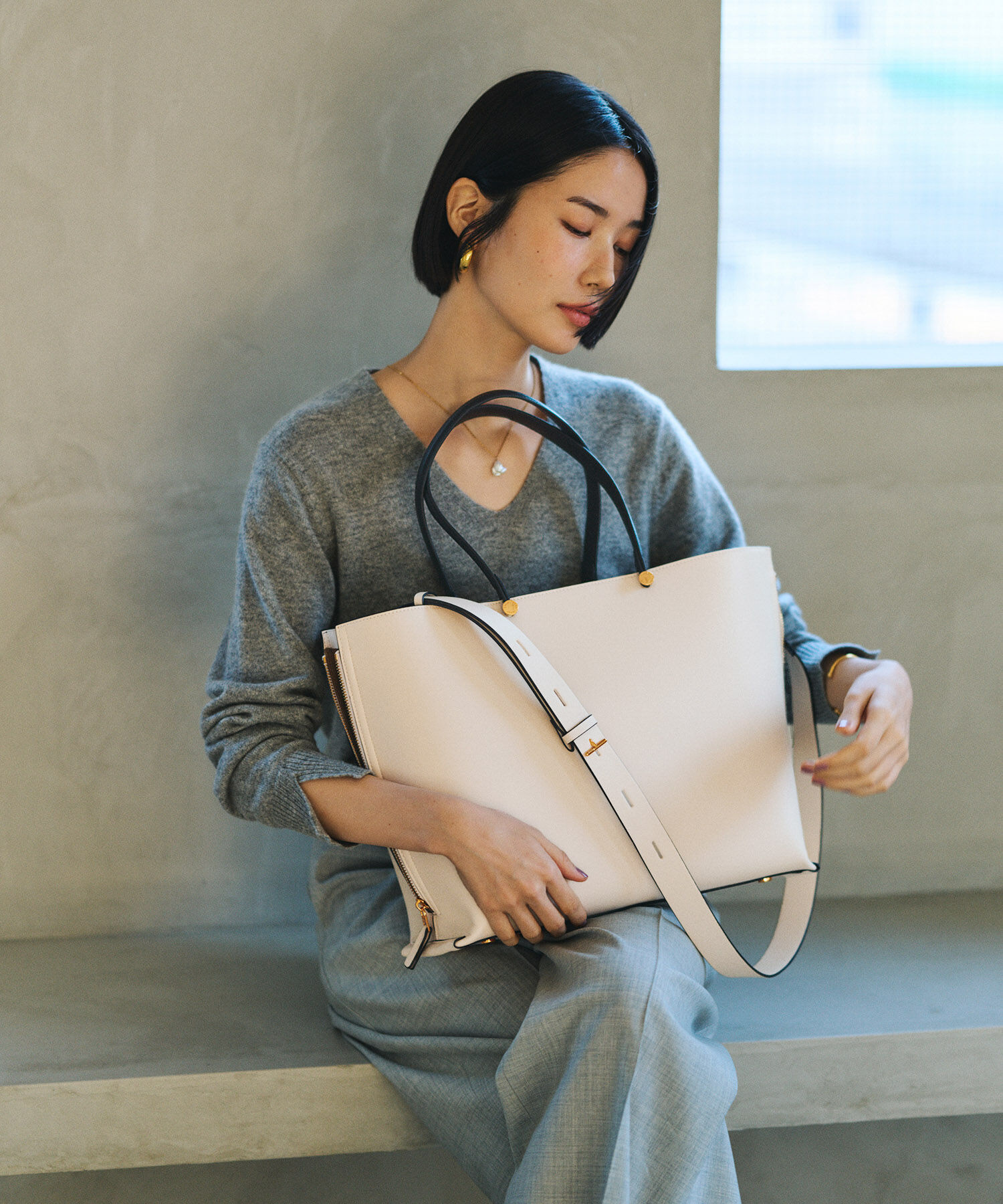 ROPE「【E'POR】Y BAG Wide/A4対応・通勤・26SS」|トートバッグ|キナリ(16)