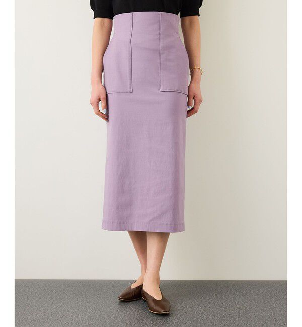 ROPE「[美人スカート]ハイストレッチポケット付きタイトスカート/26SS」|スカート|