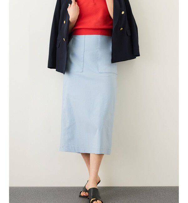 ROPE「[美人スカート]ハイストレッチポケット付きタイトスカート/26SS」|スカート|