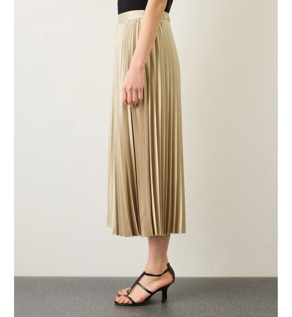 ROPE「シャイニープリーツスカート/イージーケア」|スカート|
