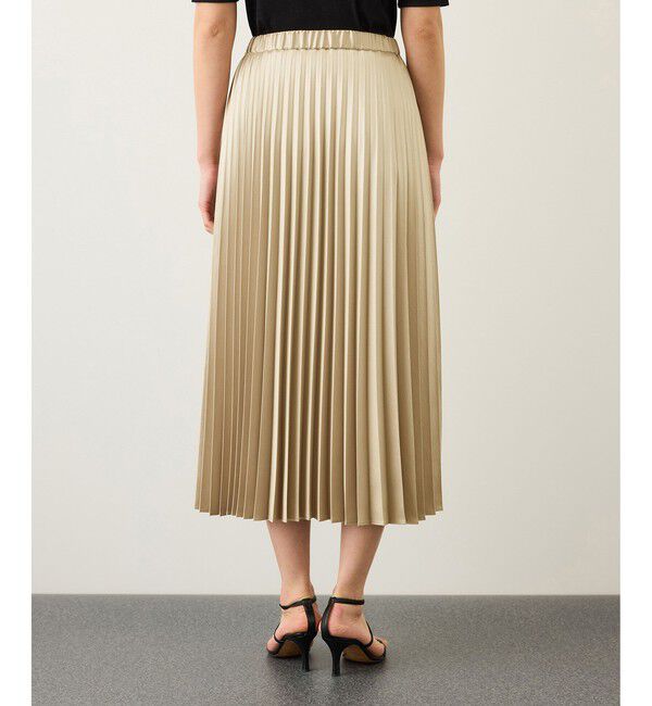 ROPE「シャイニープリーツスカート/イージーケア」|スカート|