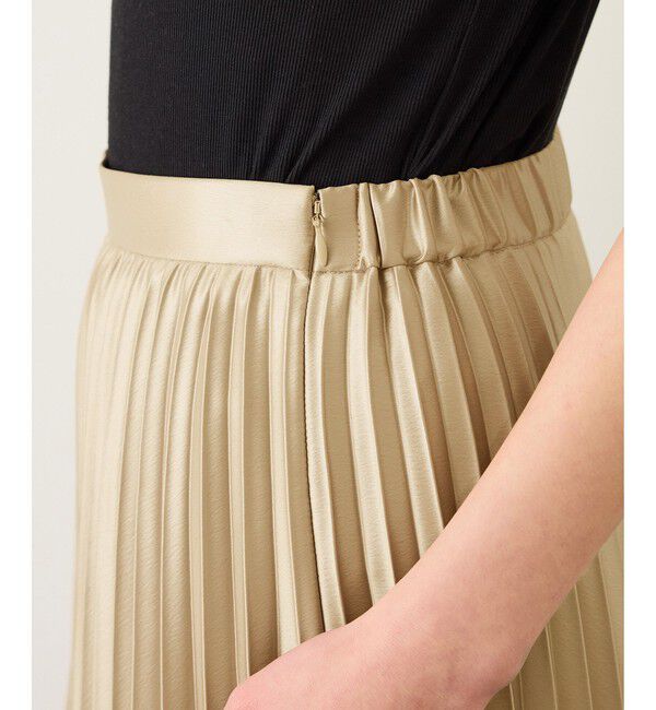 ROPE「シャイニープリーツスカート/イージーケア」|スカート|