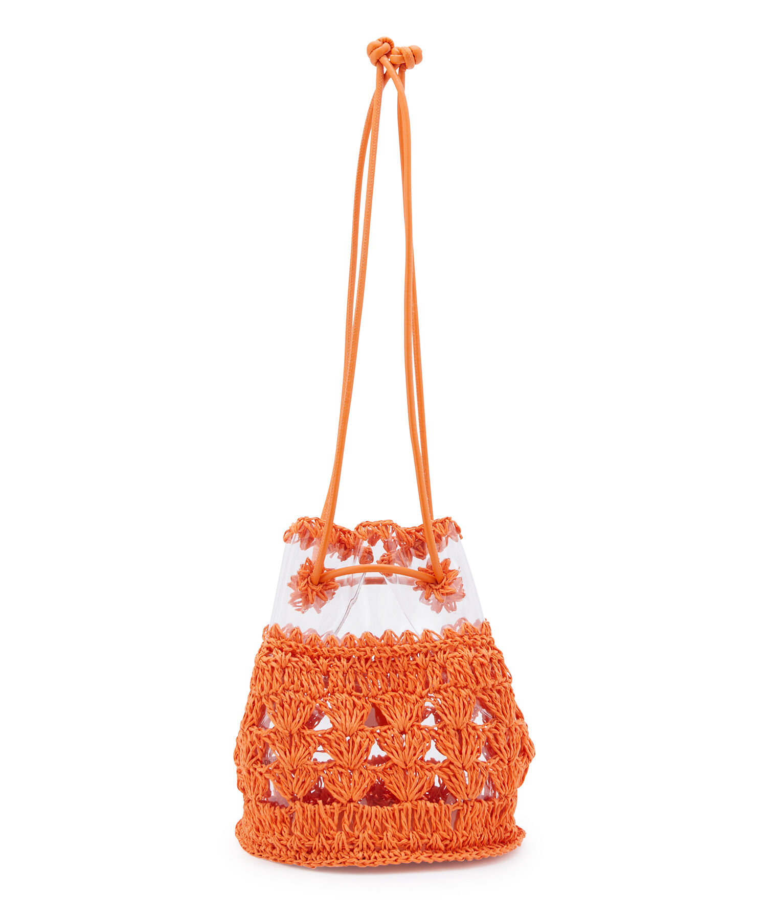 VIS「雑材コンビ異素材巾着バッグ」|ショルダー・メッセンジャー|