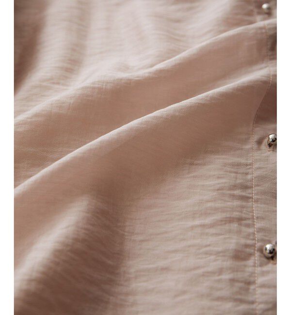 VIS「メタル釦シンプルシアーシャツ」|シャツ・ブラウス|