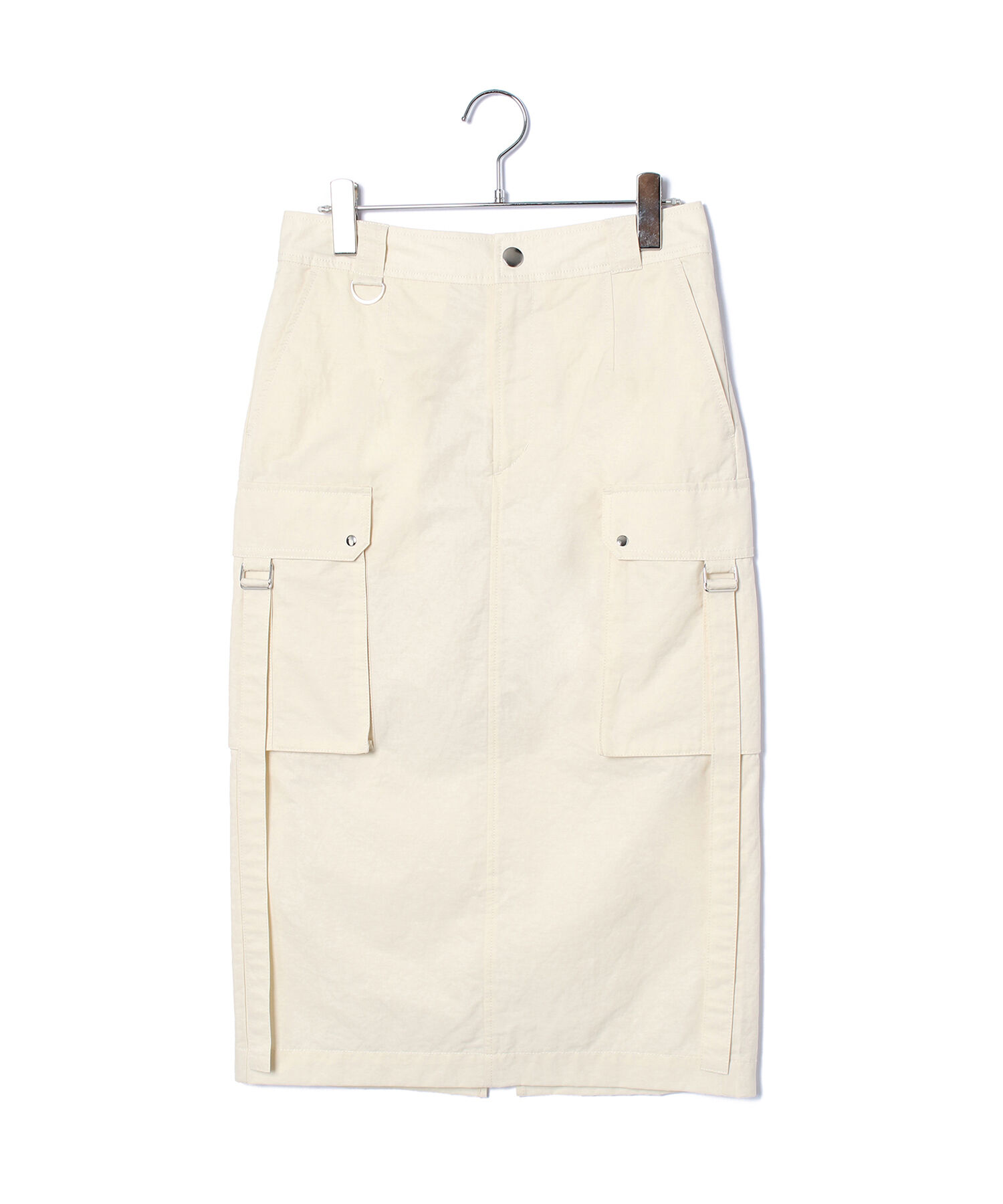 VIS「ミモレ丈ミリタリーカーゴスカート」|スカート|