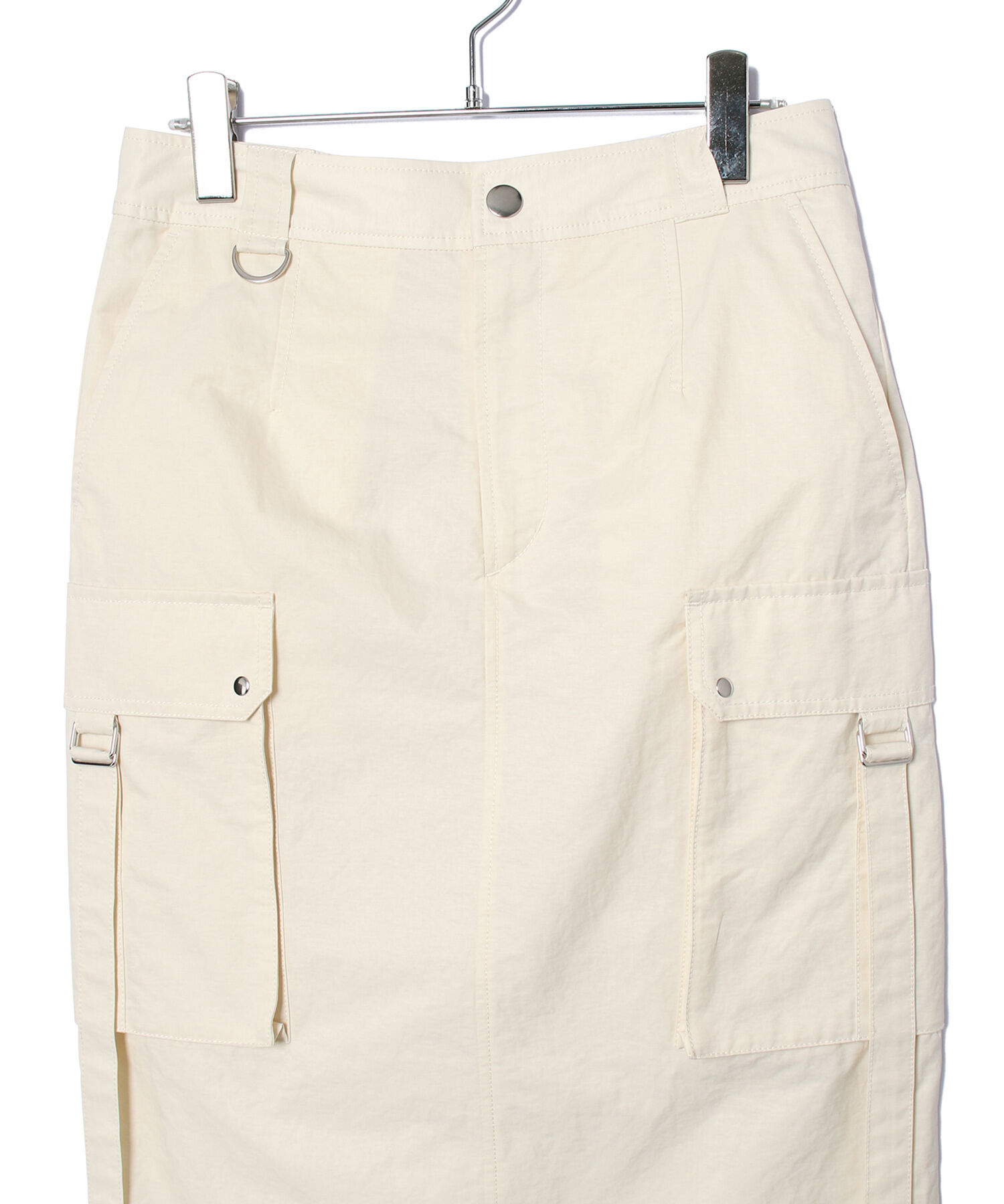 VIS「ミモレ丈ミリタリーカーゴスカート」|スカート|